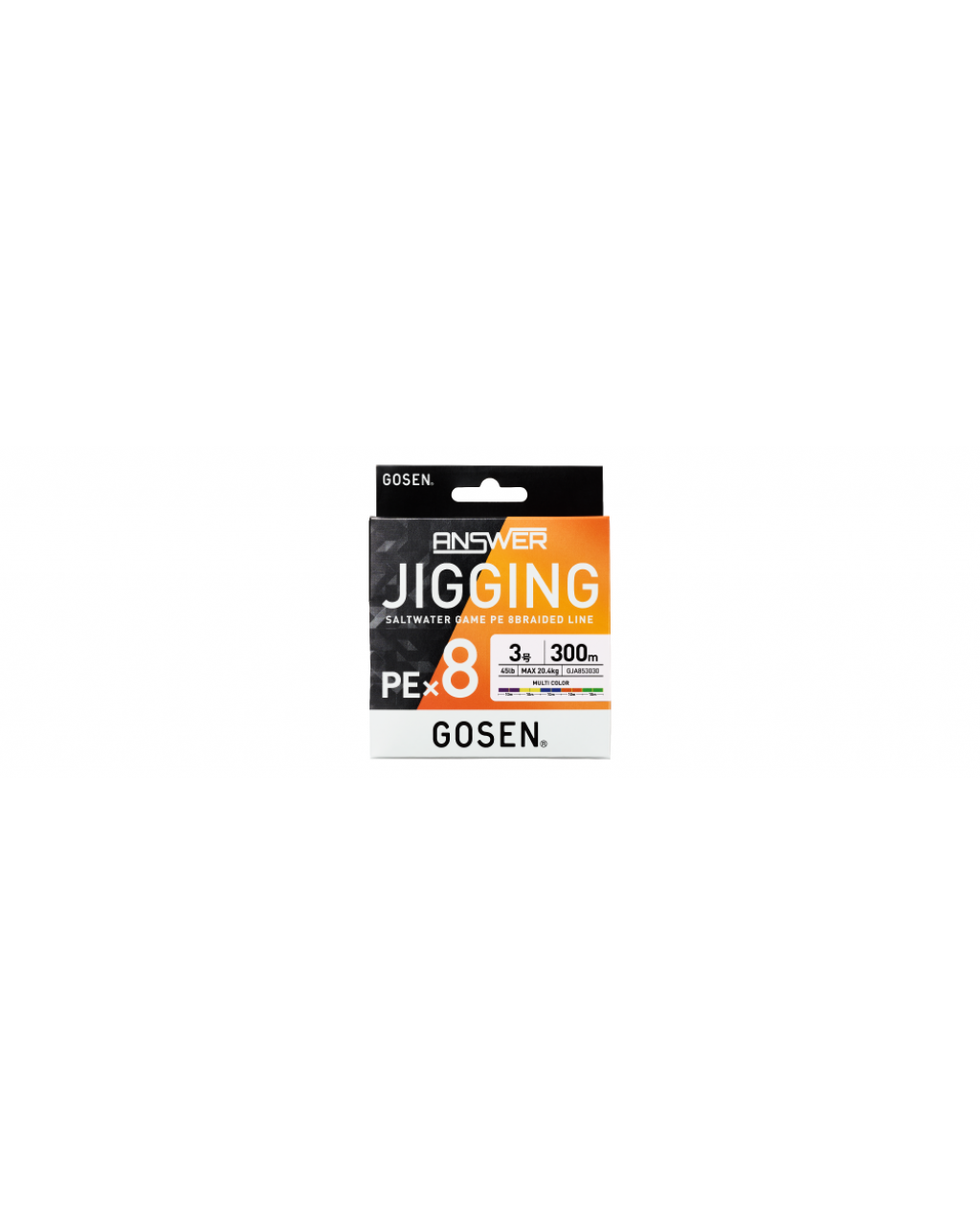 GOSEN  JIGGING ANSWER 300 MT MULTI  PE 0.8 - 16 LB