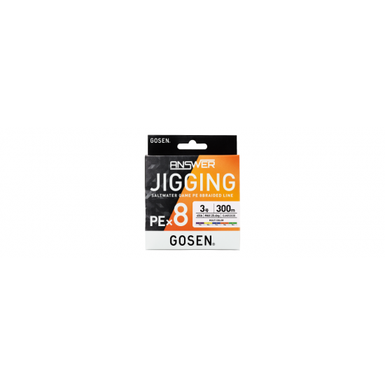 GOSEN  JIGGING ANSWER 300 MT MULTI  PE 0.8 - 16 LB