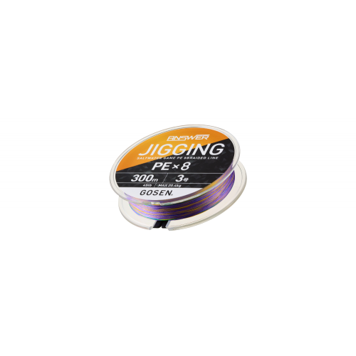 GOSEN  JIGGING ANSWER 300 MT MULTI  PE 1.5 - 30 LB GOSEN  JIGGING ANSWER 300 MT MULTI  PE 1.5 - 30 LB