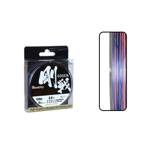 GOSEN  W8  CASTING  150 MT  MULTI  PE 1.0-0.171 MM GOSEN  W8  CASTING  150 MT  MULTI  PE 1.0-0.171 MM