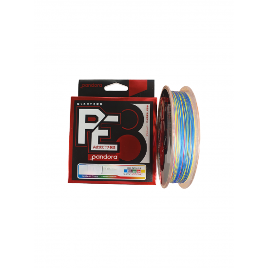 Pandora PE-8 Braid 8X 300 Mt Multicolor 0.10 Mm