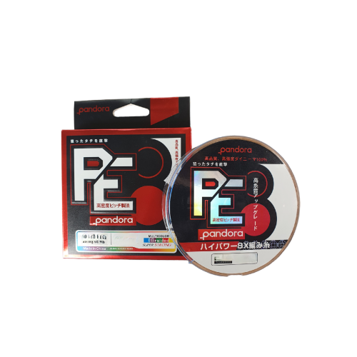 Pandora PE-8 Braid 8X 300 Mt Multicolor 0.14Mm