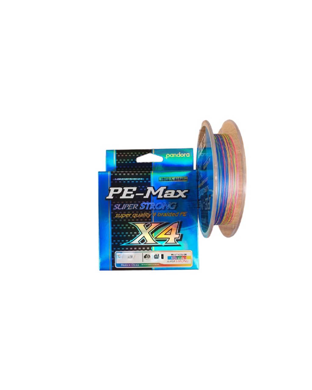 Pandora PE-4 Braid 4X 150 Mt Multicolor 0.10Mm