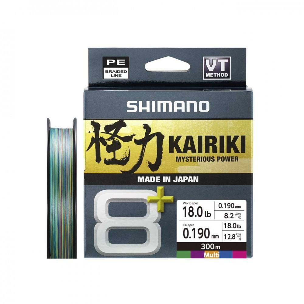 Shimano Kairiki 8+ 300M 0.19Mm 12.8Kg Multi C.