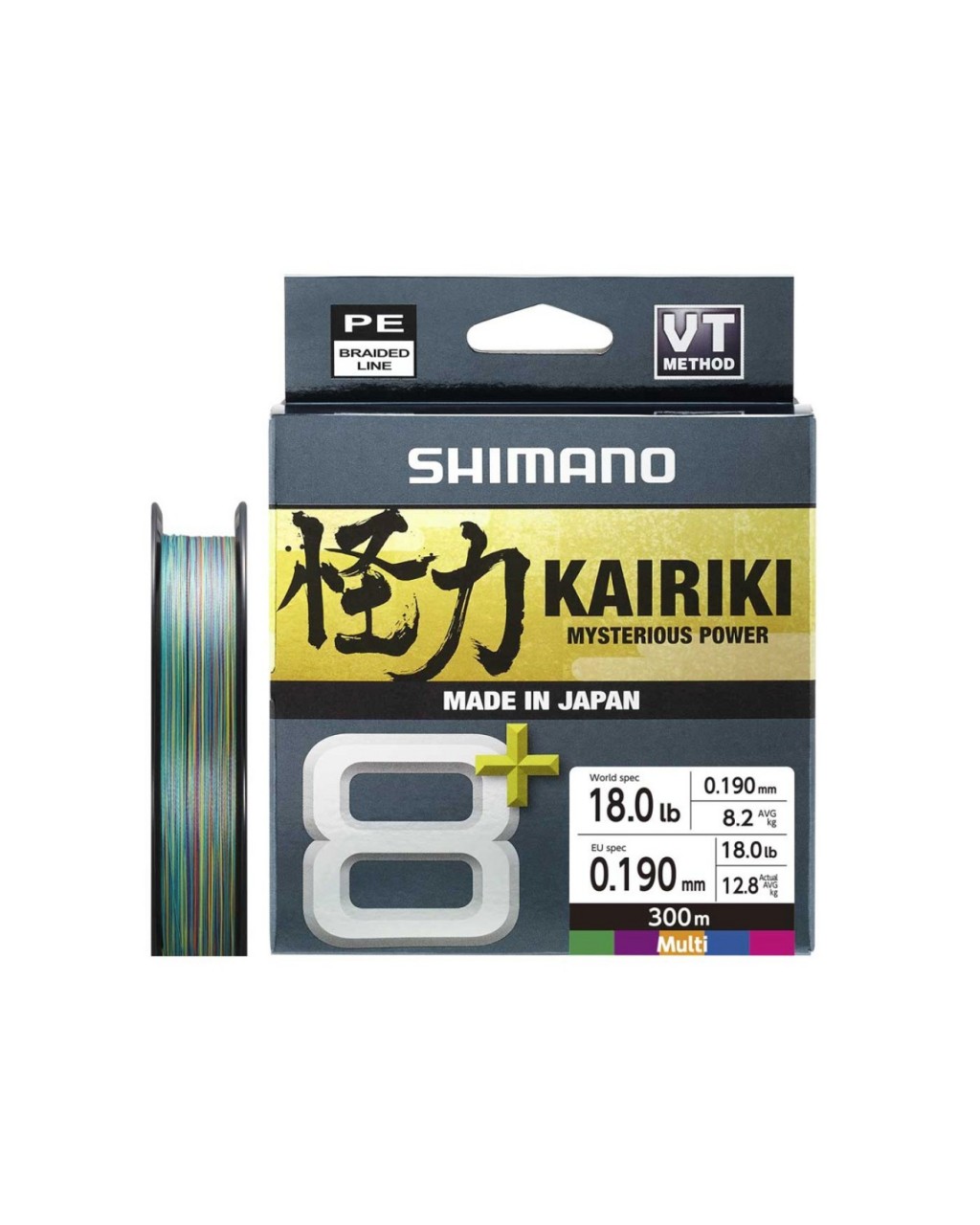 Shimano Kairiki 8+ 300M 0.16Mm 9.8Kg Multi C.