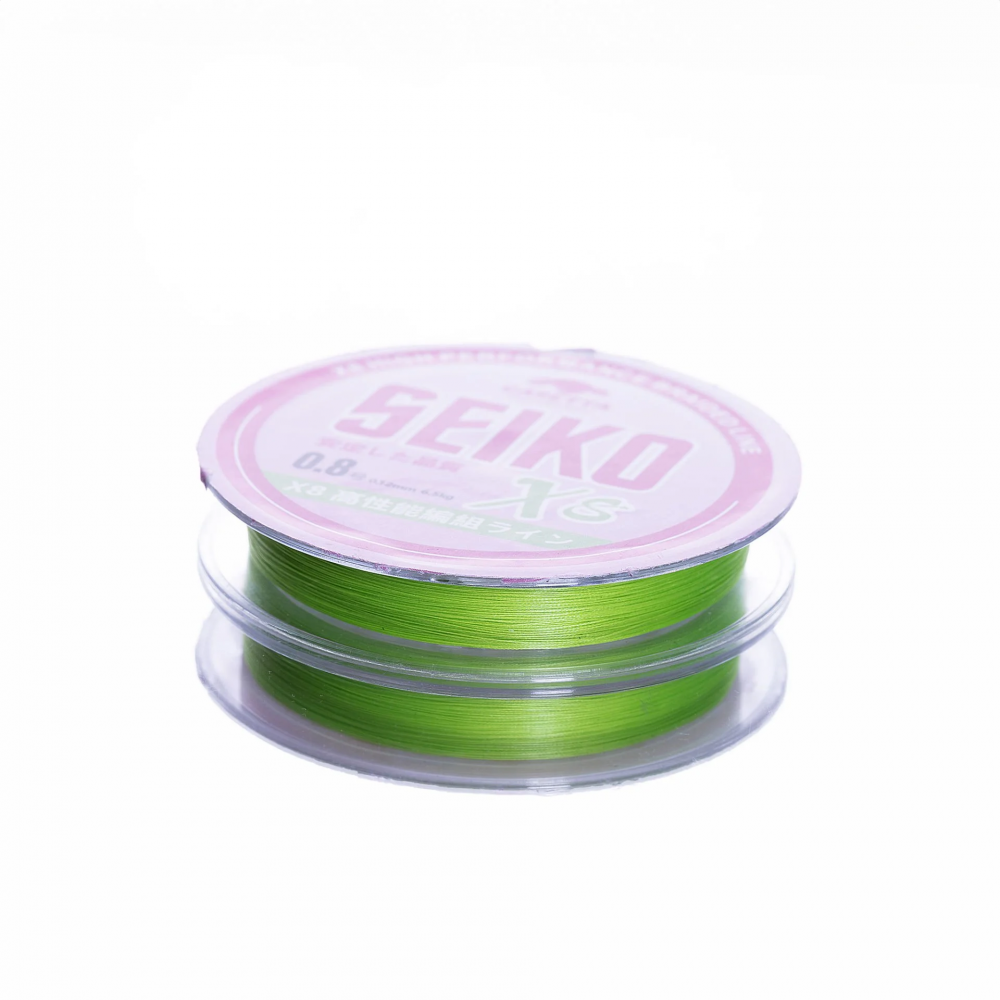 CARETTA SEIKO 8X 150 MT LIGHT GREEN IP MISINA 0.08 CARETTA SEIKO 8X 150 MT LIGHT GREEN IP MISINA 0.08