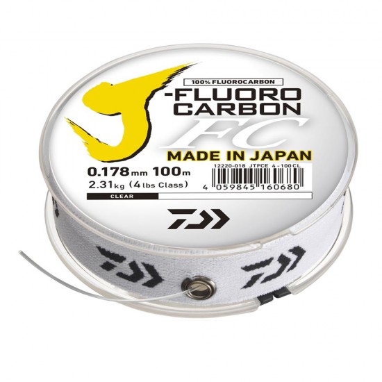 DAIWA J FLUOROCARBON LEADER 0.40MM 20LB 100M DAIWA J FLUOROCARBON LEADER 0.40MM 20LB 100M