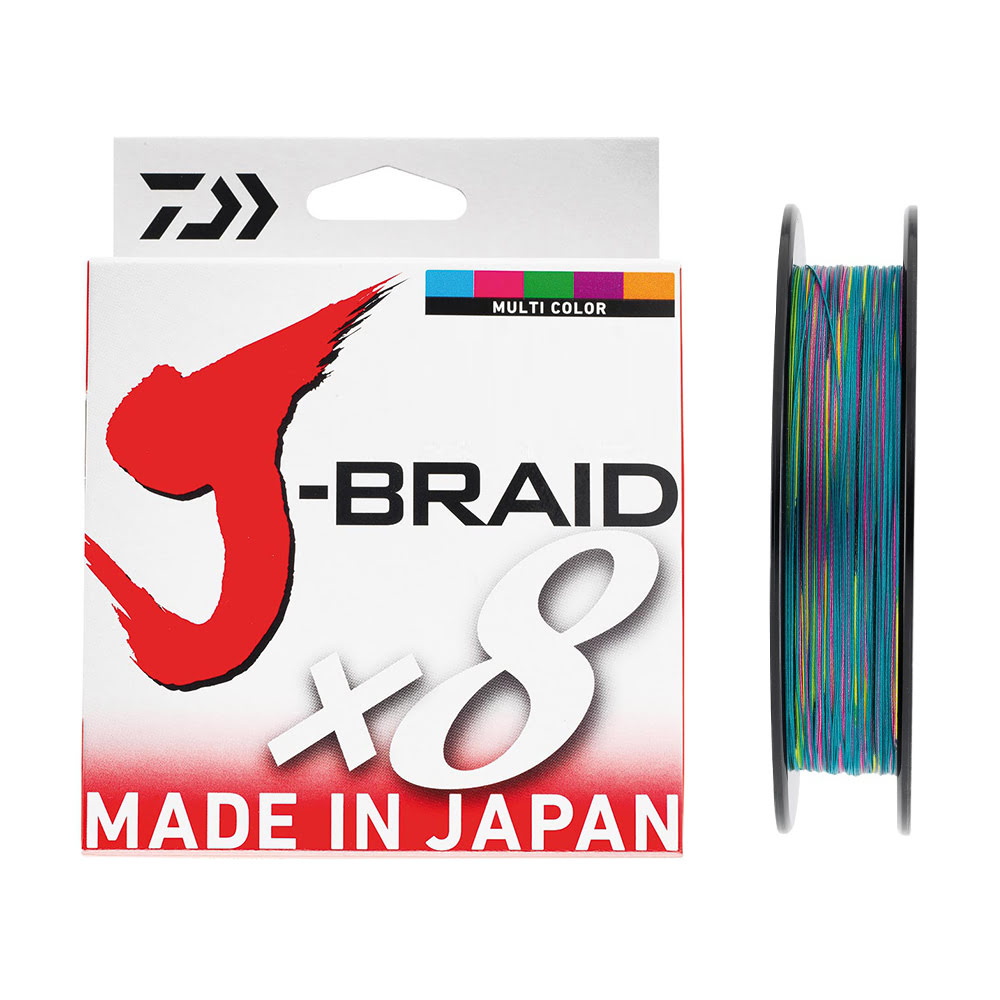 DAIWA JBRAID 8B 150M 0.06MM MULTI COLOR IP MISINA    	