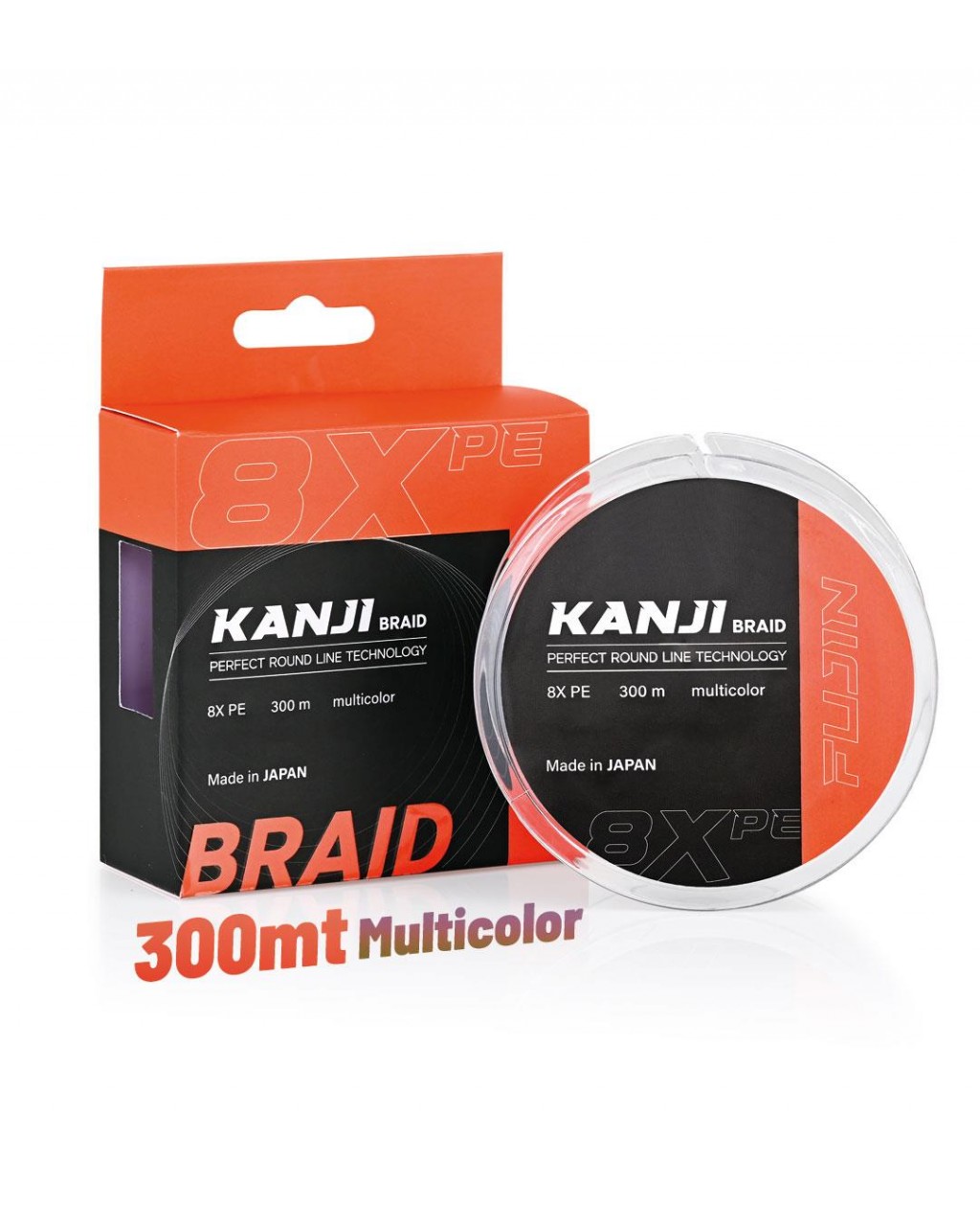 Fujin Kanji 8X 300MT 0.235Mm Multi Color Pe Line	