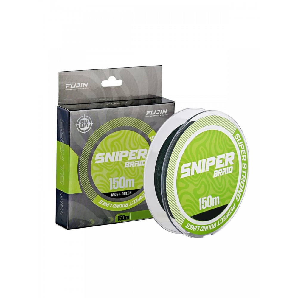 Fujin Sniper 8X 150Mt. 0.19Mm Moss Green Pe Line Fujin Sniper 8X 150Mt. 0.19Mm Moss Green Pe Line
