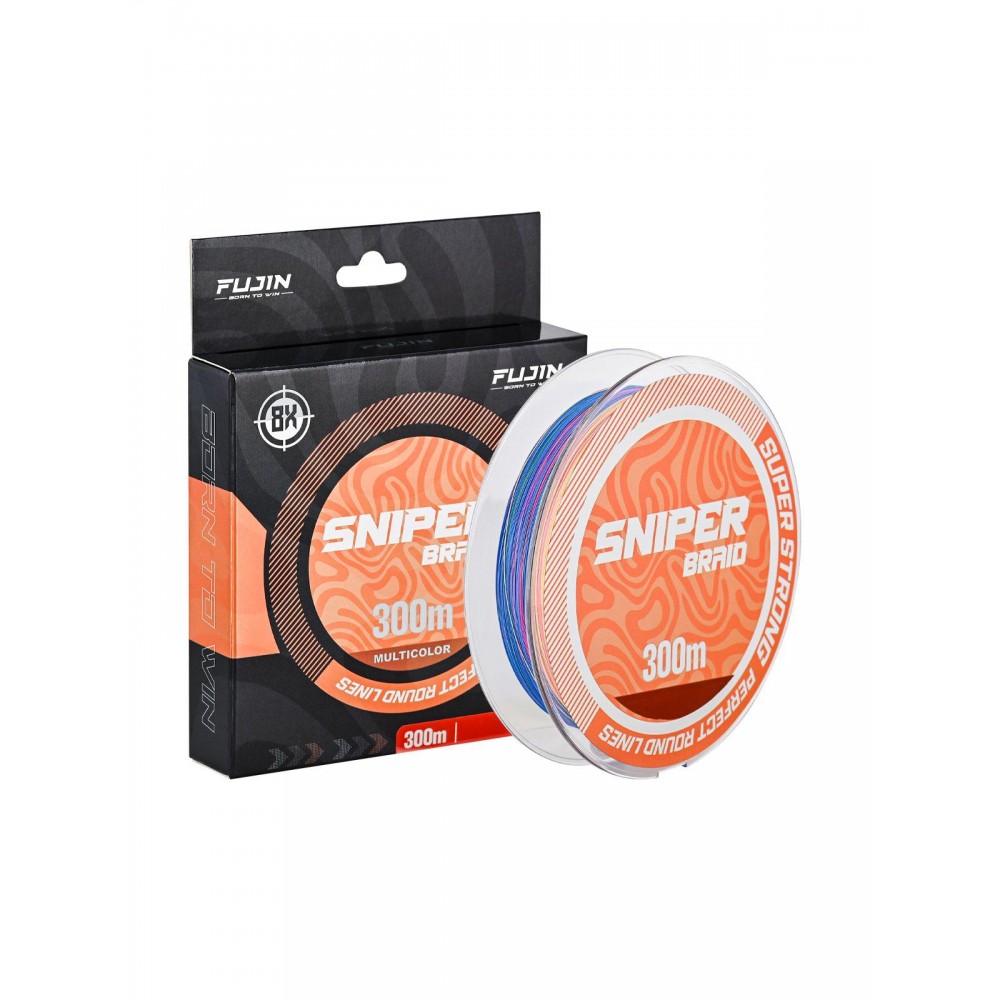 Fujin Sniper 8X 300Mt. 0.14Mm Multicolor Pe Line Fujin Sniper 8X 300Mt. 0.14Mm Multicolor Pe Line