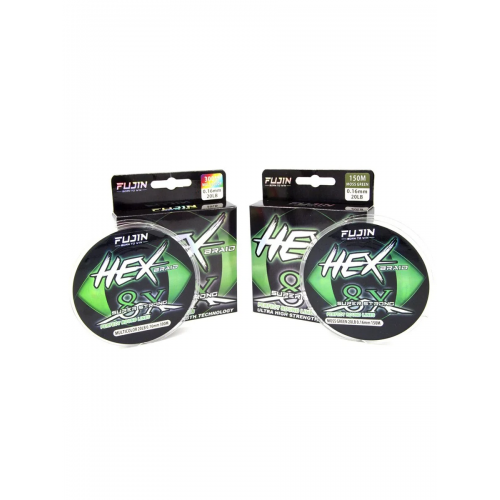 Fujin Hex 8X 150Mt. 0.16Mm Moss Green Pe Line Fujin Hex 8X 150Mt. 0.16Mm Moss Green Pe Line