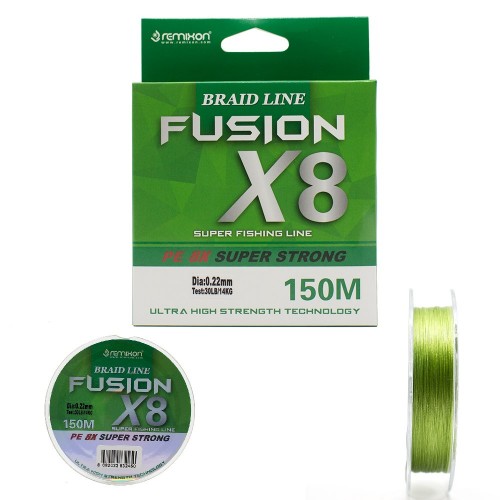 Remixon Fusion 150M X8 Green Ip Misina 0.18MM Remixon Fusion 150M X8 Green Ip Misina 0.18MM