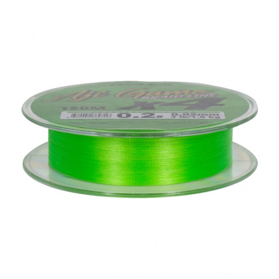 Ryujı Ajı Game 4X 0.04Mm 150M Chartreuse İp Misina    	