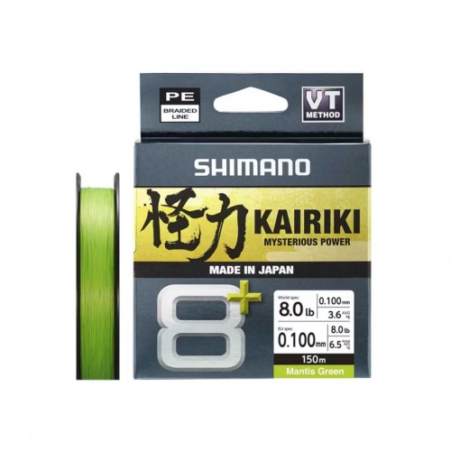 Shimano Kairiki 8+ 150M 0.16Mm 9.8Kg M.Yesil Shimano Kairiki 8+ 150M 0.16Mm 9.8Kg M.Yesil