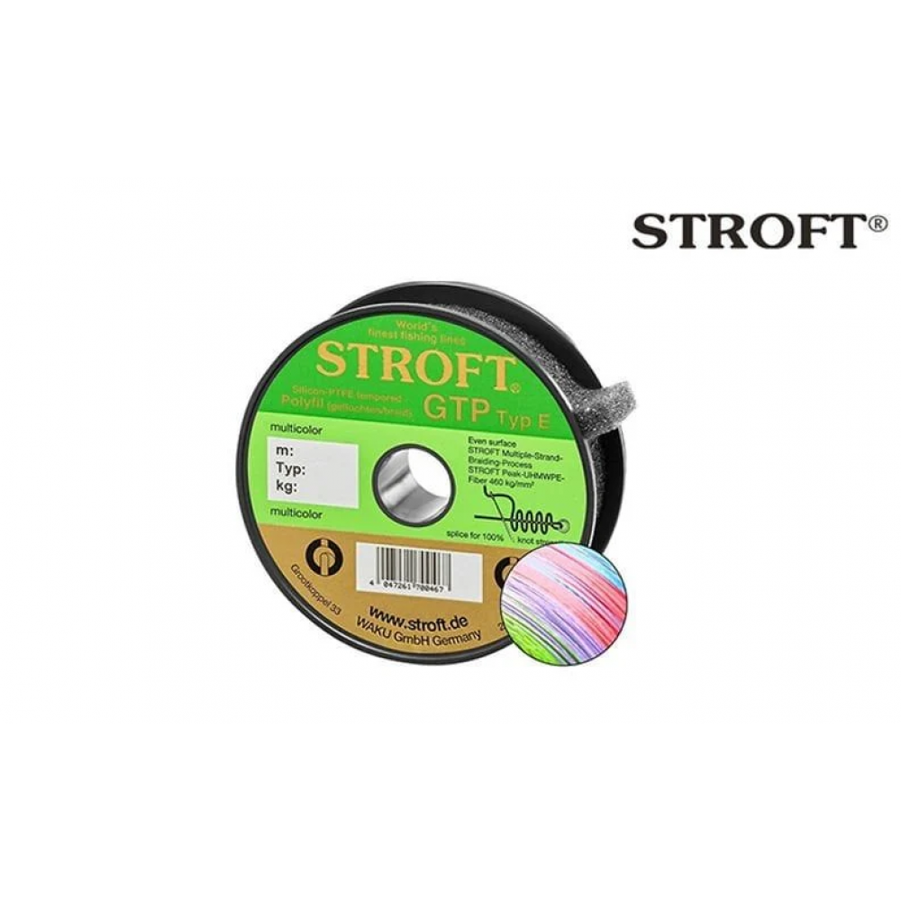 STROFT GTP TYP E MULTICOLOR BRAID 300M E6 (0.22MM) STROFT GTP TYP E MULTICOLOR BRAID 300M E6 (0.22MM)