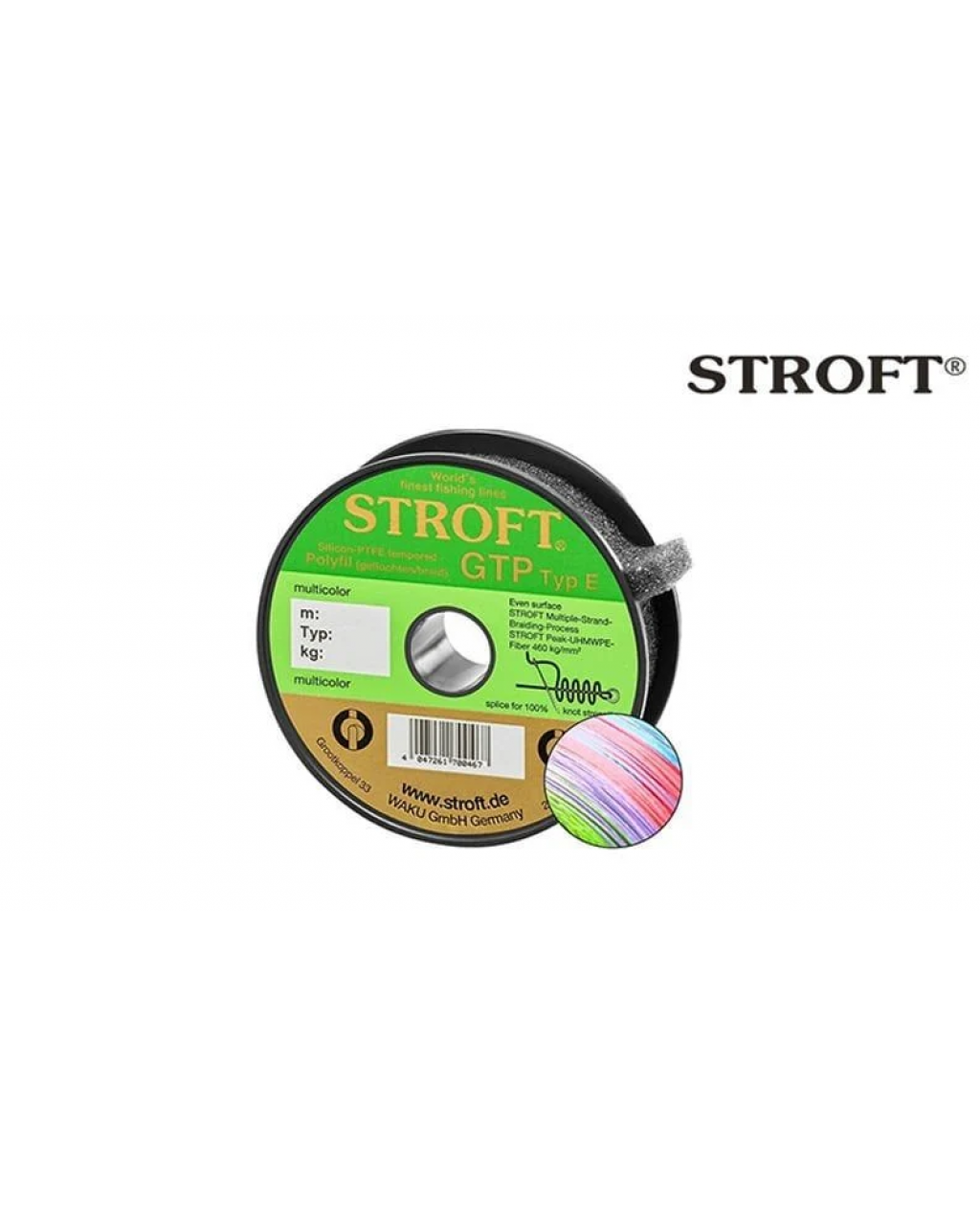 STROFT GTP TYP E MULTICOLOR BRAID 300M E6 (0.22MM) STROFT GTP TYP E MULTICOLOR BRAID 300M E6 (0.22MM)