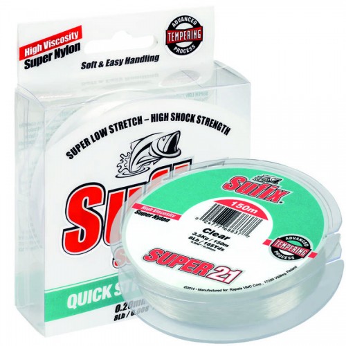 0.25 SUFIX SUPER 21 CLEAR MIS.150M 0.25 SUFIX SUPER 21 CLEAR MIS.150M