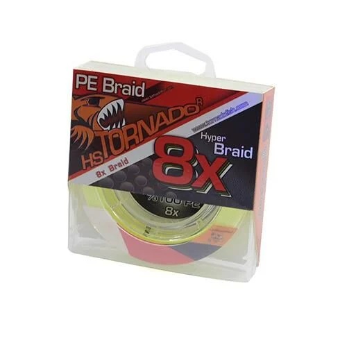 TORNODA 8X BRAID 150M  0.16MM (ORANGE) TORNODA 8X BRAID 150M  0.16MM (ORANGE)