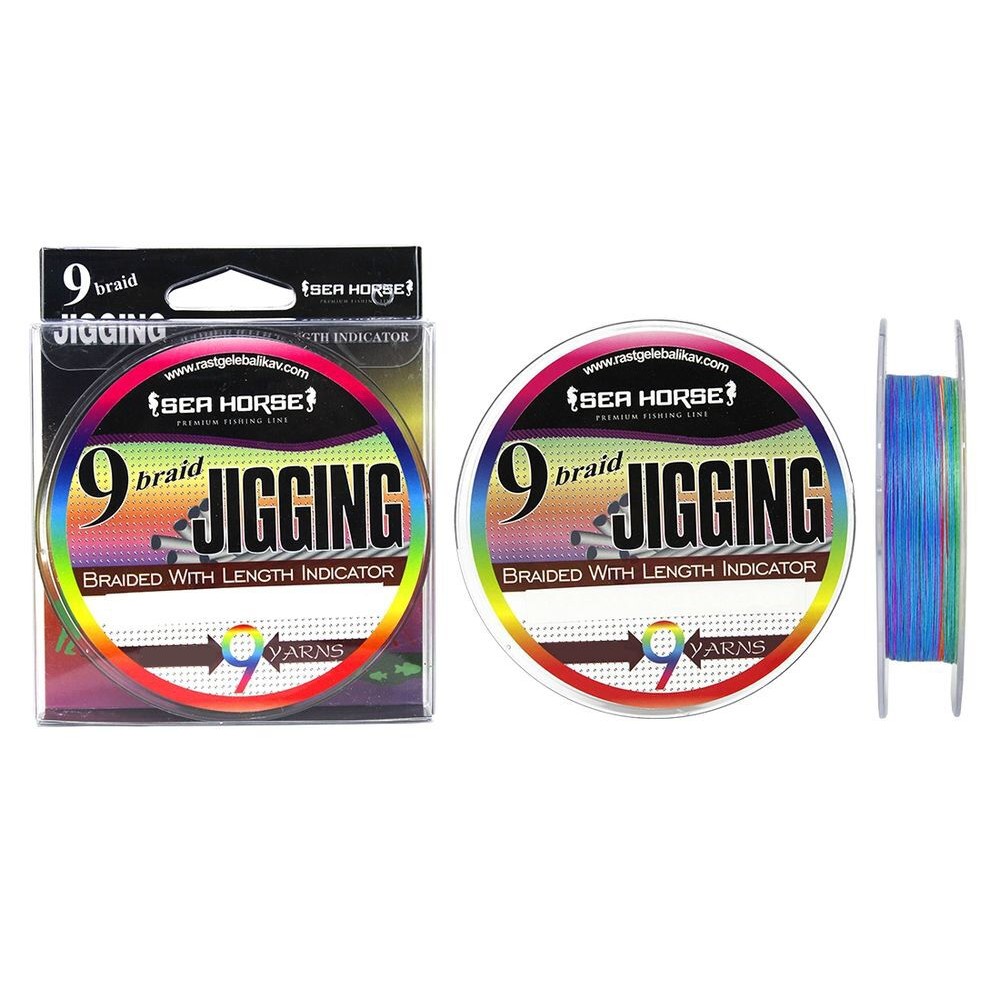Sea Horse Jigging Pe 0,14 Mm 150Mt 9X Multi Color Sea Horse Jigging Pe 0,14 Mm 150Mt 9X Multi Color