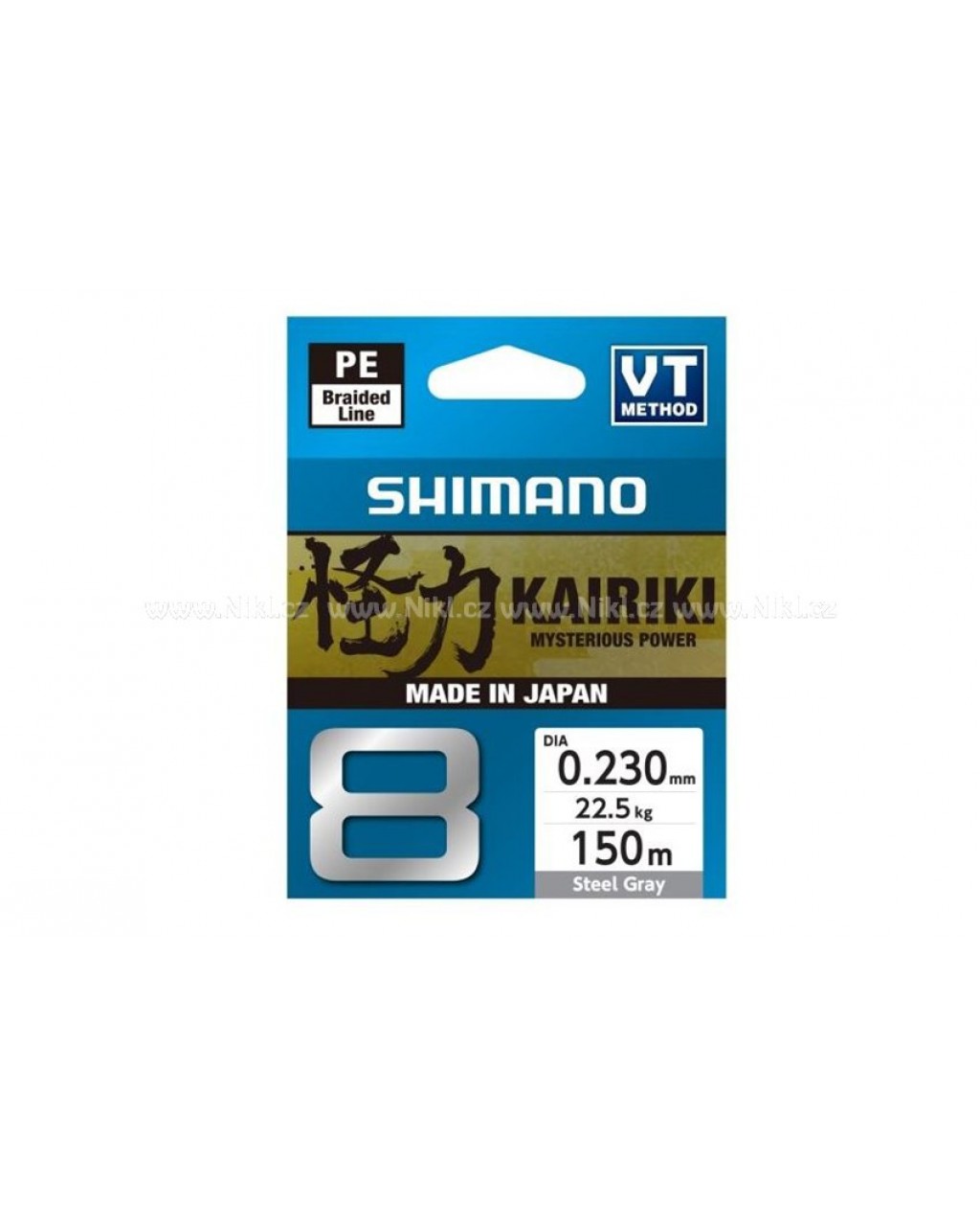 Shimano Kairiki 8 150M 0.10Mm 6.5Kg Steel Gray Shimano Kairiki 8 150M 0.10Mm 6.5Kg Steel Gray