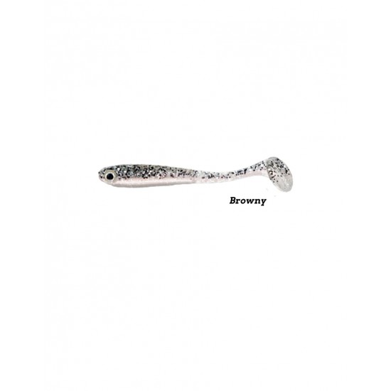 Fujin Bomb Shad 85Mm Slikon Balik Browny