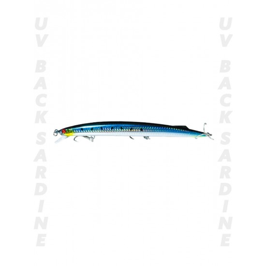 Fujin Kingjerk Sinking 19Cm 34Gr #UV Back Sardine