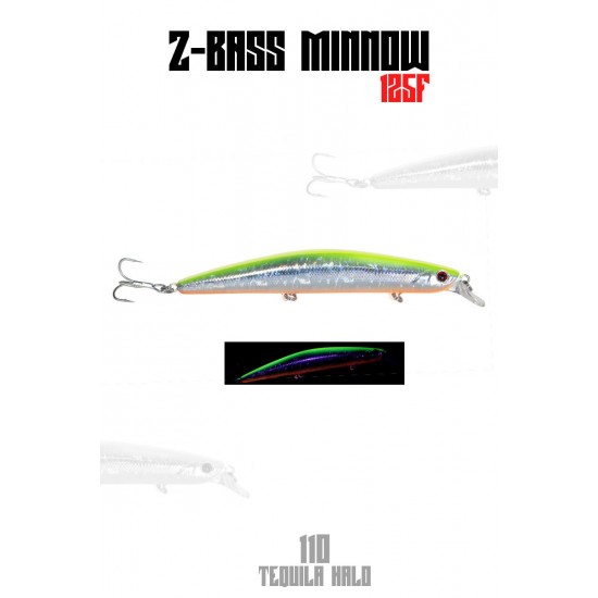 Fujin Z-Bass Minnow 125F 21Gr #110 Tequila Halo