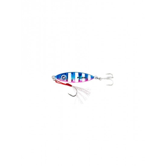 Fujin UFO Micro Jig 10Gr MT12 Blue Pink Zebra Glow	