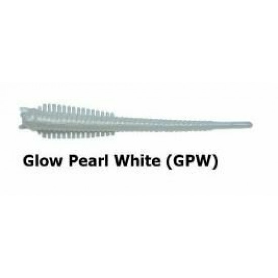 SPIINX SANDWORM SILIKON 9CM 8P GLOW PEARL WHITE