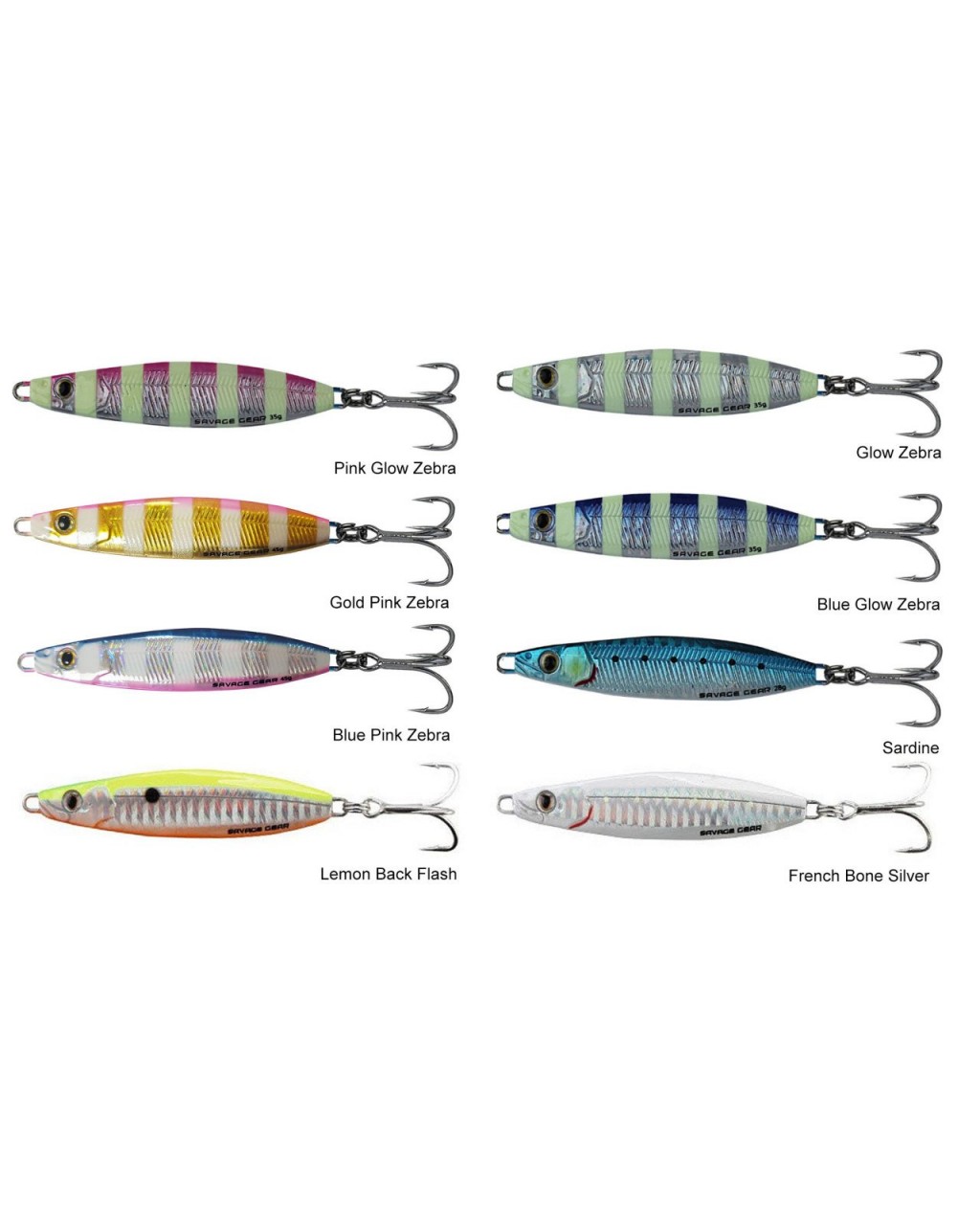 Savage Gear Psycho Sprat 45G Suni Yem Pink Glow Zebra Savage Gear Psycho Sprat 45G Suni Yem Pink Glow Zebra