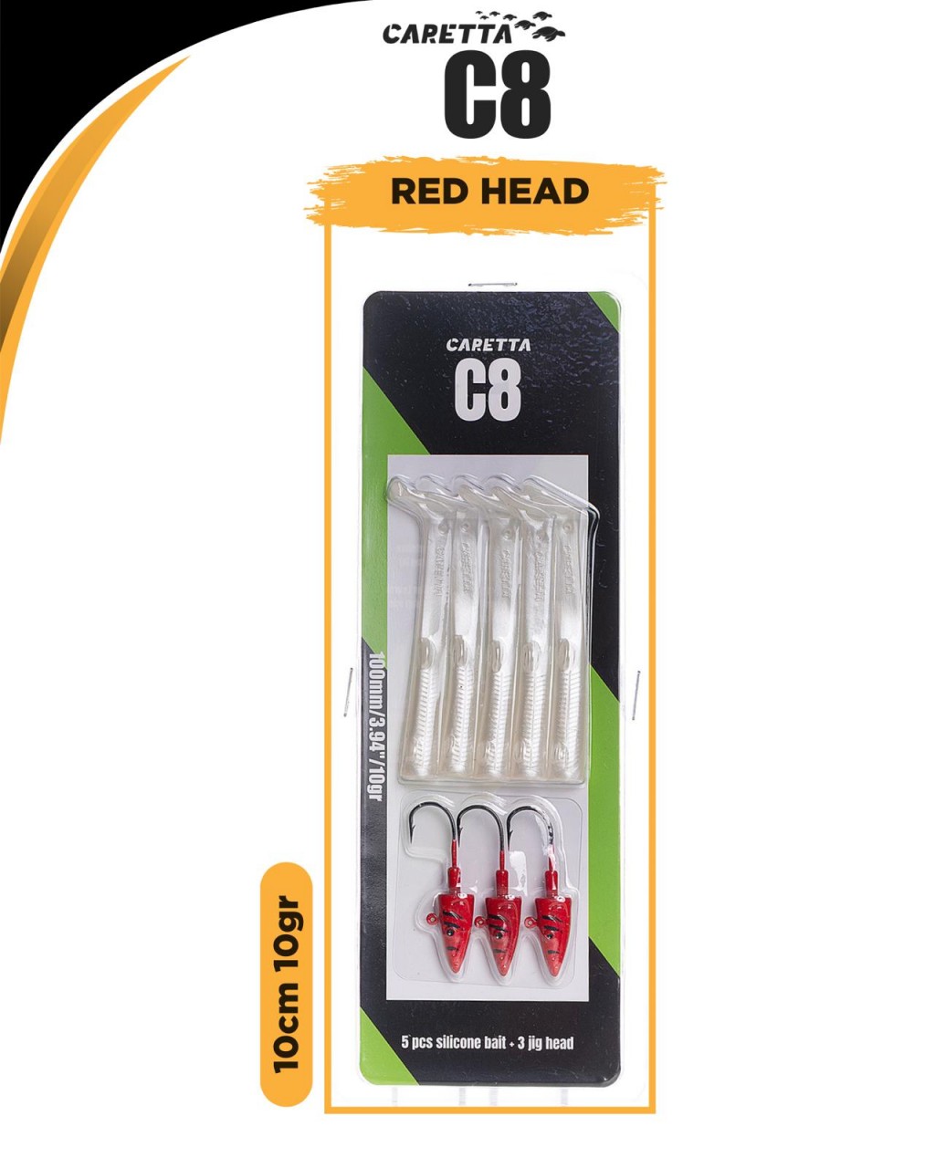 Caretta C8 10 Cm 10G Color Code: RED HEAD Caretta C8 10 Cm 10G Color Code: RED HEAD