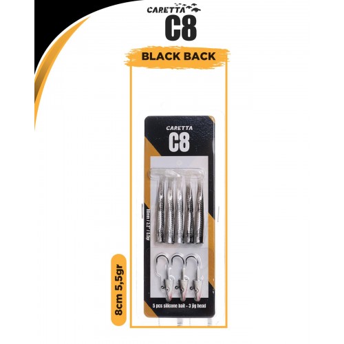 Caretta C8 8Cm 5.5 Gr Color Code: BLACK BLACK Caretta C8 8Cm 5.5 Gr Color Code: BLACK BLACK