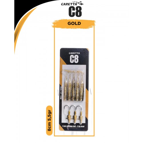 Caretta C8 8Cm 5.5 Gr Color Code: GOLD Caretta C8 8Cm 5.5 Gr Color Code: GOLD