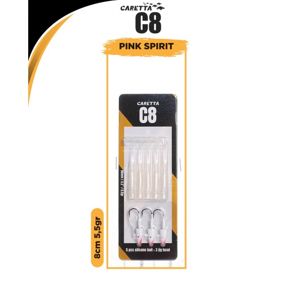 Caretta C8 8Cm 5.5 Gr Color Code: PINK SPRIT