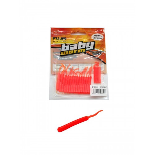 Fujin Baby Worm Fjbw01 5,2Cm Floating Orange Fujin Baby Worm Fjbw01 5,2Cm Floating Orange