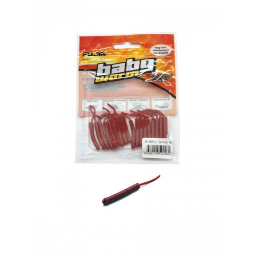 Fujin Baby Worm Fjbw02 5,2Cm Floating Bloody Red Fujin Baby Worm Fjbw02 5,2Cm Floating Bloody Red