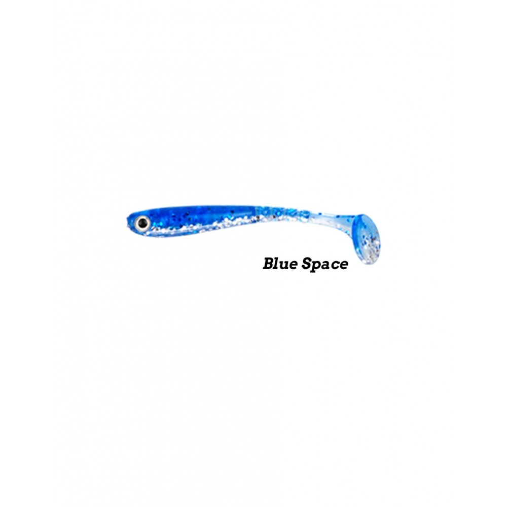 Fujin Bomb Shad 85Mm Slikon Balik Blue Space