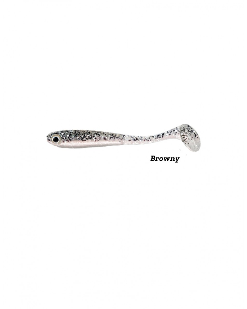 Fujin Bomb Shad 85Mm Slikon Balik Browny Fujin Bomb Shad 85Mm Slikon Balik Browny