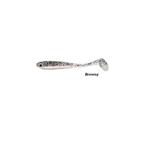 Fujin Bomb Shad 85Mm Slikon Balik Browny Fujin Bomb Shad 85Mm Slikon Balik Browny