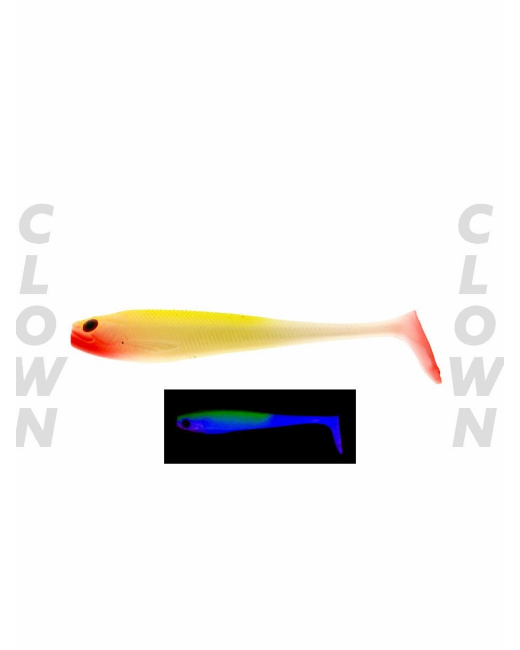 Fujin Duck Tail 9Cm Silikon Balik #Clown Fujin Duck Tail 9Cm Silikon Balik #Clown