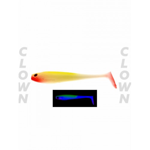 Fujin Duck Tail 9Cm Silikon Balik #Clown Fujin Duck Tail 9Cm Silikon Balik #Clown