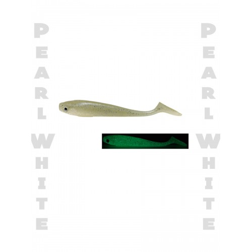 Fujin Duck Tail 9Cm Silikon Balik Pearl White SB09 Fujin Duck Tail 9Cm Silikon Balik Pearl White SB09
