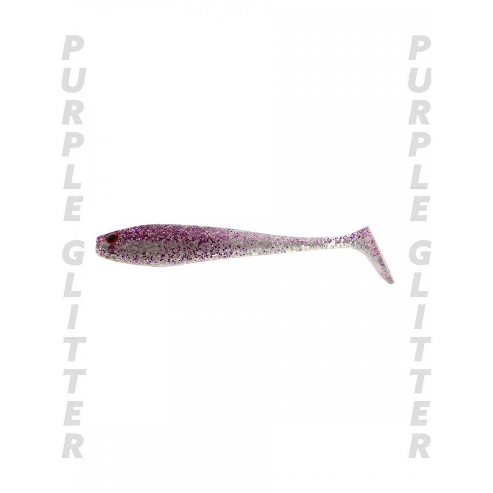 Fujin Duck Tail 9Cm Silikon Balik #Purple Glitter