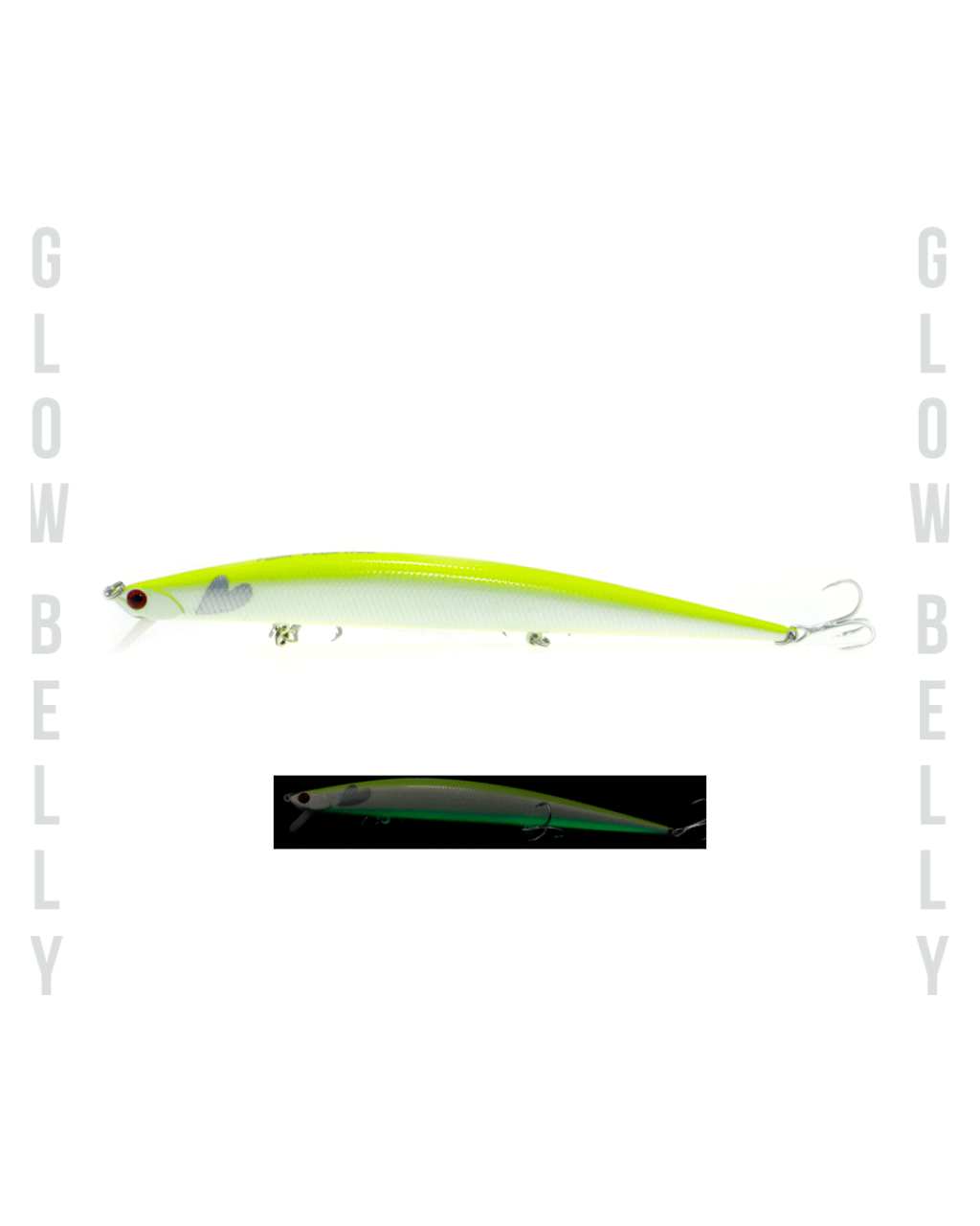 Fujin Flux 175S 175Mm 29Gr #017 Glow Belly Fujin Flux 175S 175Mm 29Gr #017 Glow Belly