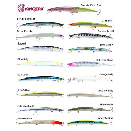 Fujin Kingjerk Sinking 19Cm 34Gr #122  Fujin Kingjerk Sinking 19Cm 34Gr #122
