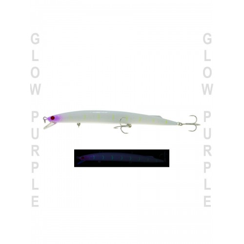Fujin Kingjerk Sinking 19Cm 34Gr #Glow Purple #034 Fujin Kingjerk Sinking 19Cm 34Gr #Glow Purple #034