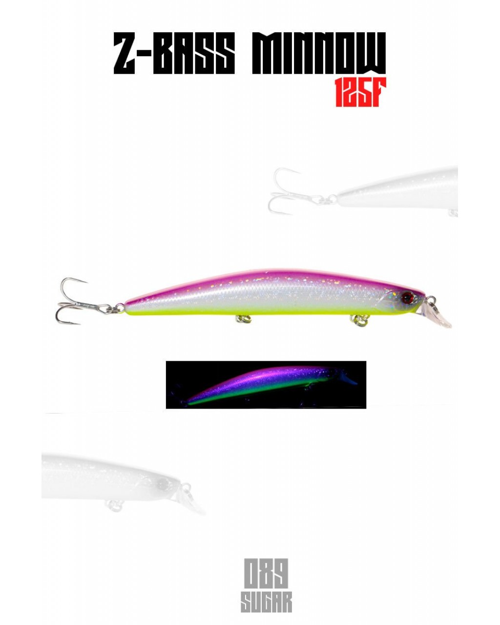 Fujin Z-Bass Minnow 125F 21Gr #089 Sugar