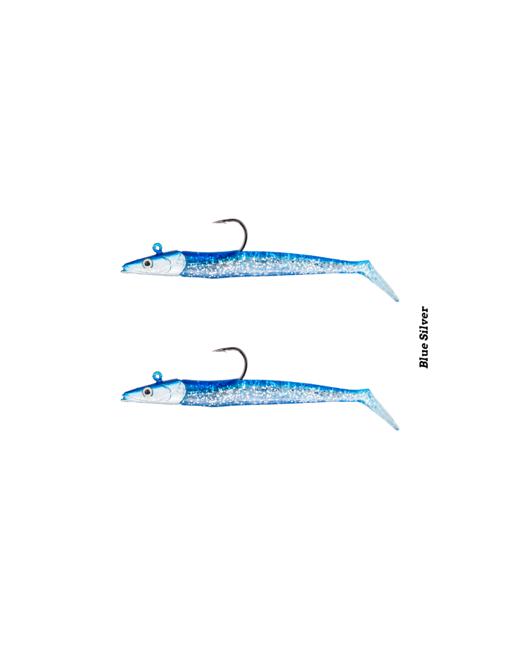 Fujin Zand Eel 11Cm 7Gr-14Gr Double Body+Head Silikon Balik Blue Silver
