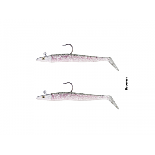 Fujin Zand Eel 11Cm 7Gr-14Gr Double Body+Head Silikon Balik Browny Fujin Zand Eel 11Cm 7Gr-14Gr Double Body+Head Silikon Balik Browny